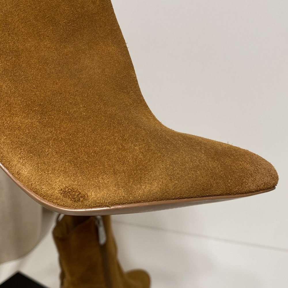 Charles by Charles David Boulder Suede Leather Fringe Boots - Picture 14 of 16